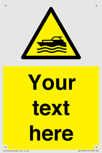 Custom Warning motorised watercraft